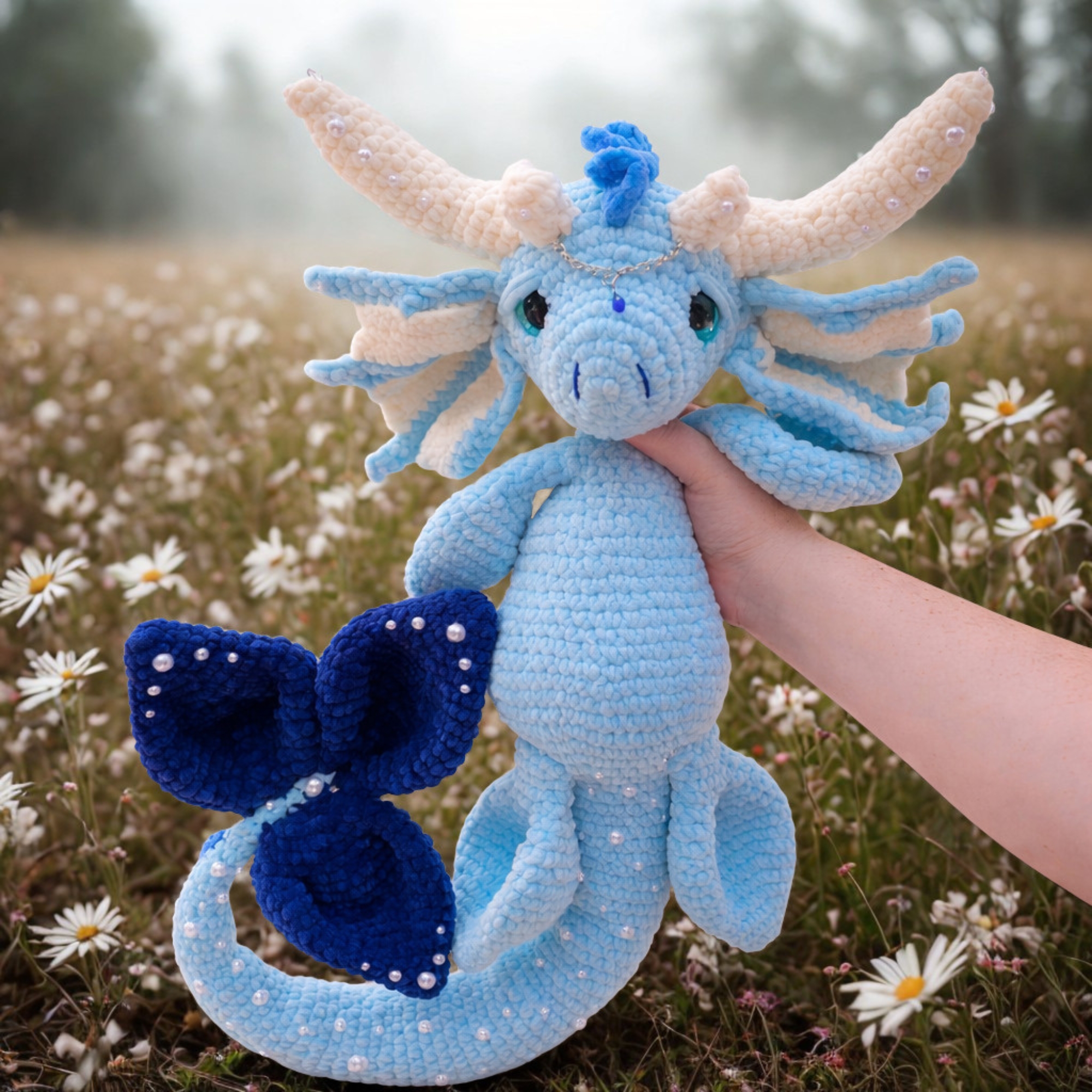 Shephina the Fairy Water Dragon Crochet Pattern PDF | Fantasy Amigurumi Dragon | Plush Toy Crochet Pattern - Image 5