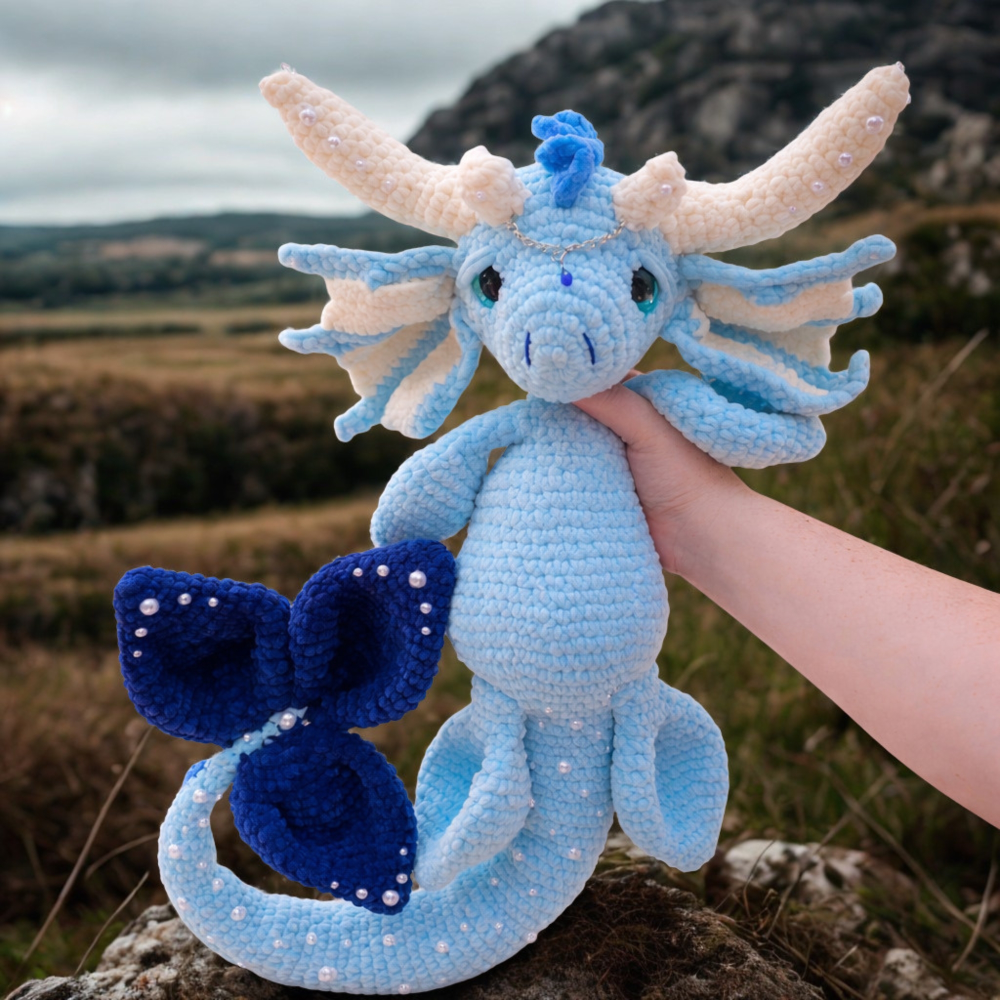Shephina the Fairy Water Dragon Crochet Pattern PDF | Fantasy Amigurumi Dragon | Plush Toy Crochet Pattern - Image 7