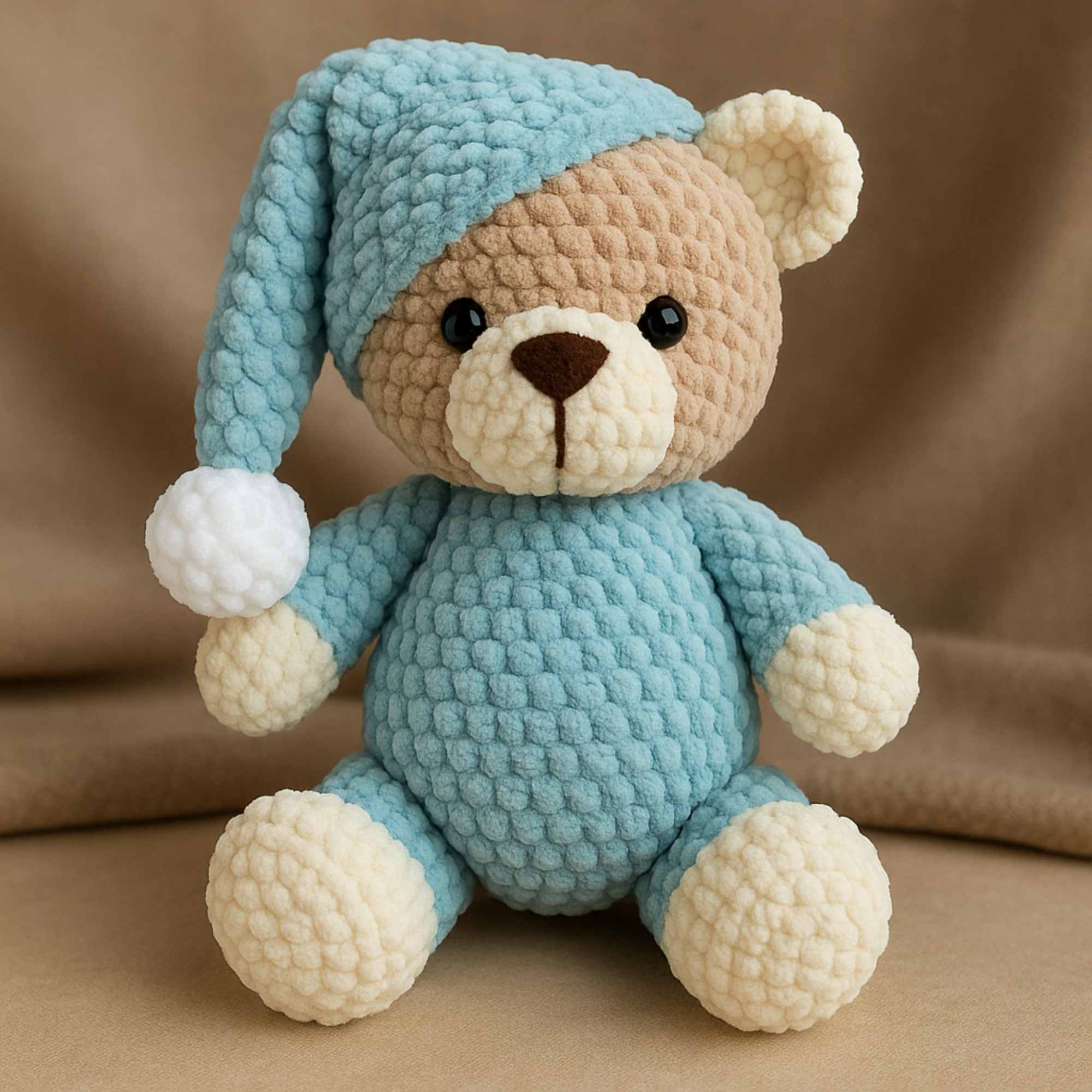 Cozy Night Bears Crochet Pattern Bundle PDF | Cute Sleepy Teddy Amigurumi | Baby Gift Plush Toy Pattern - Image 6