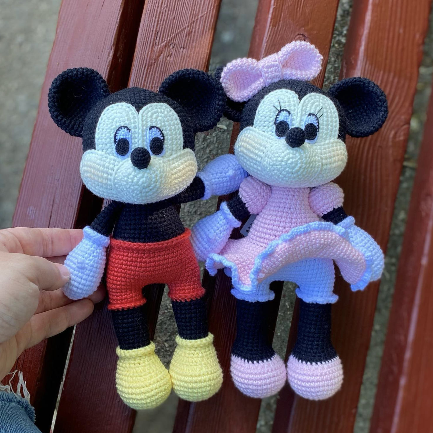 Mickey Mouse and Minnie Mouse Crochet Pattern PDF – Disney Amigurumi Doll Bundle, Plush Toy Tutorial - Image 2