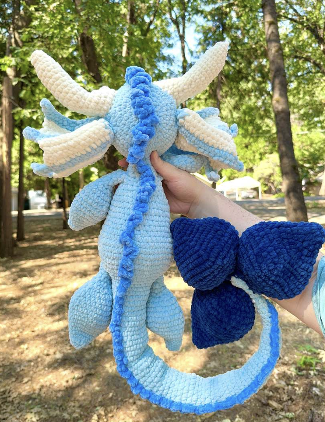 Shephina the Fairy Water Dragon Crochet Pattern PDF | Fantasy Amigurumi Dragon | Plush Toy Crochet Pattern - Image 3
