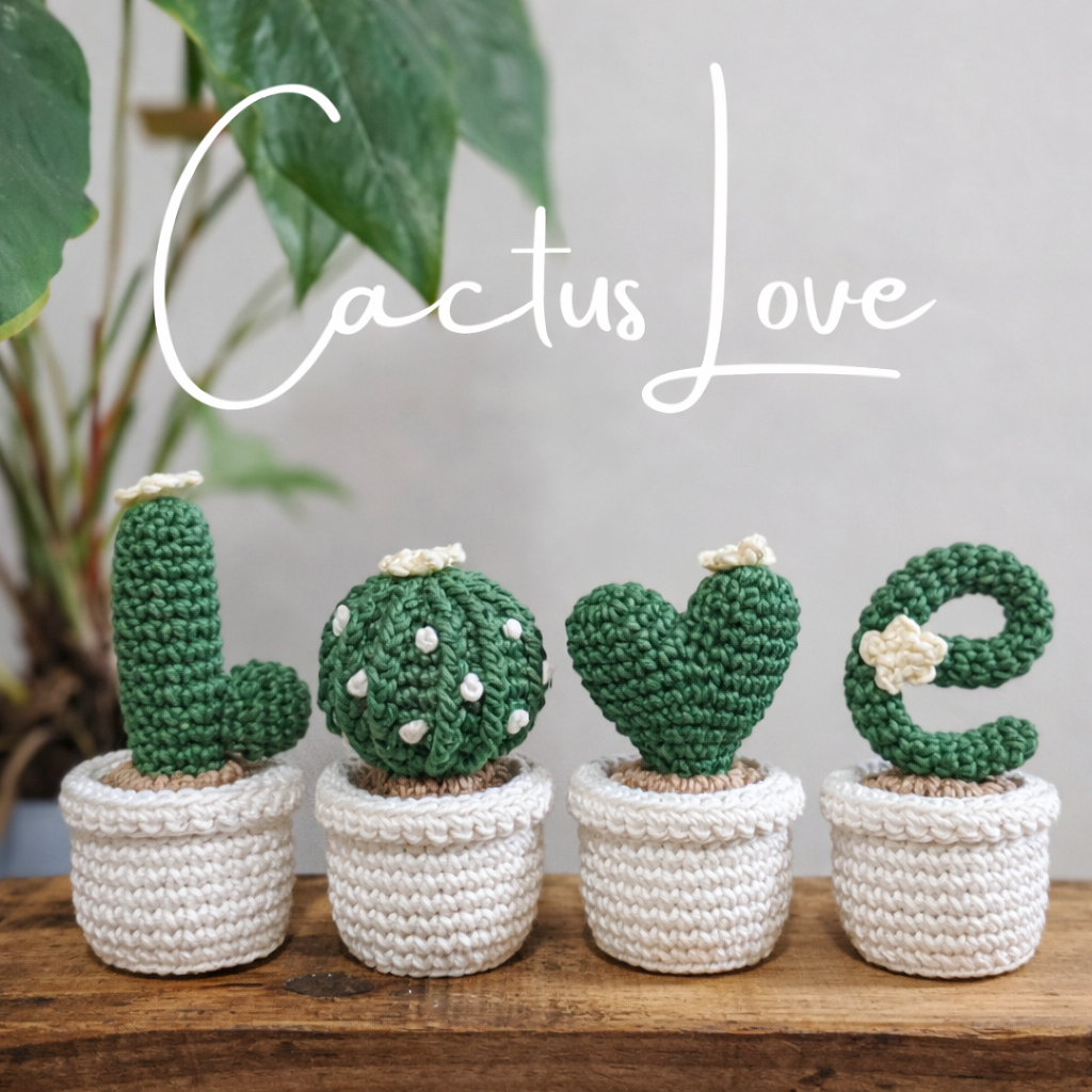 Cactus Love Crochet Pattern
