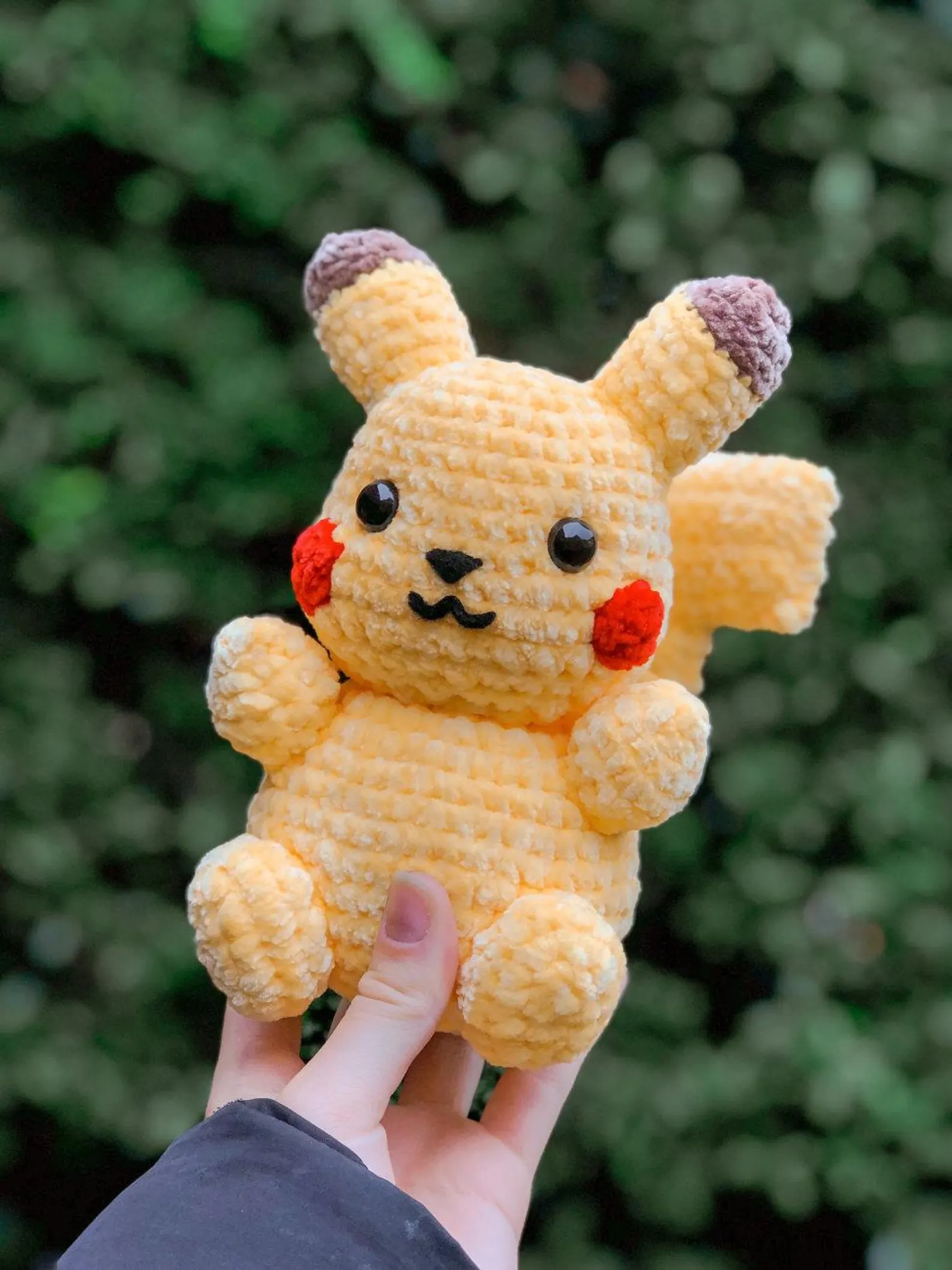 Pikachu-Inspired Amigurumi Crochet Pattern - PDF Digital Download