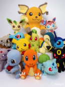 24-in-1 Pokémon Crochet Patterns Bundle PDF | Amigurumi Plush Toy Collection | Pikachu Charmander Squirtle Crochet Patterns
