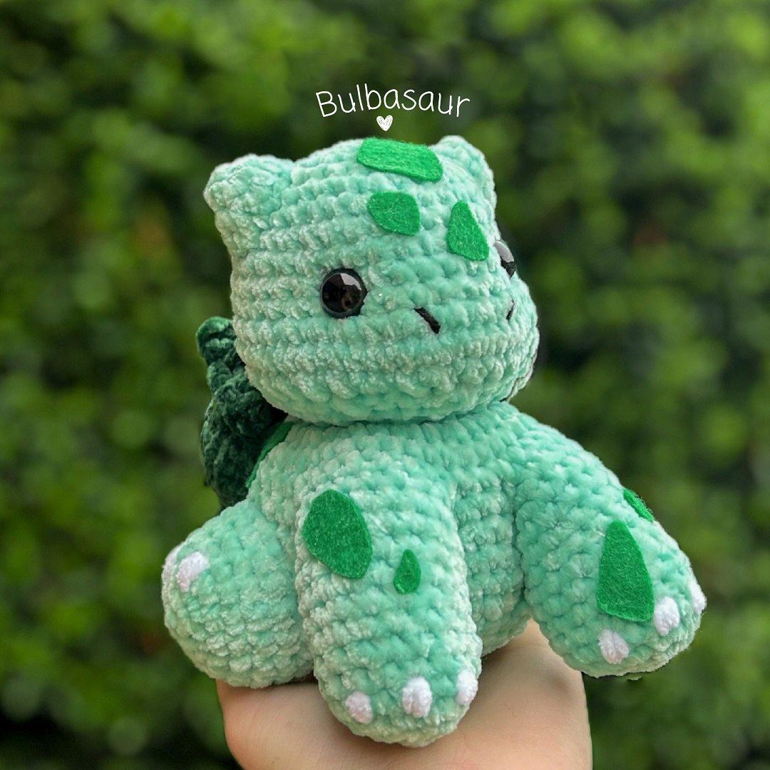 4in1 Pokémon-Inspired Amigurumi Crochet Pattern Bundle - PDF Digital Download - Pikachu, Charmander, Squirtle & Bulbasaur - Image 5