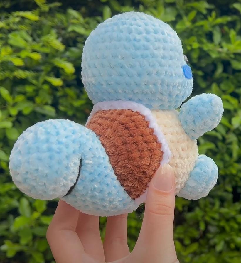 4in1 Pokémon-Inspired Amigurumi Crochet Pattern Bundle - PDF Digital Download - Pikachu, Charmander, Squirtle & Bulbasaur - Image 8